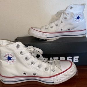 CONVERSE all star high tops white
